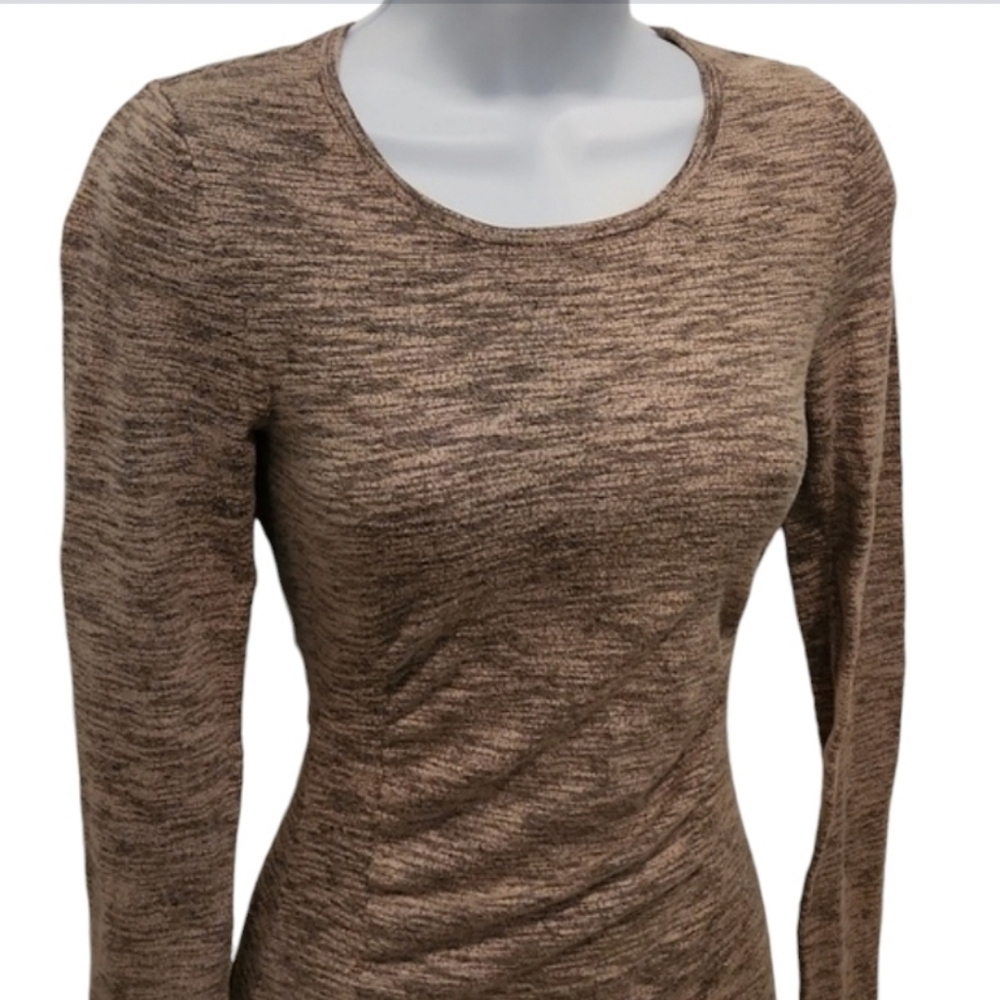 Express Ruched Fall Mini Dress - Picture 2 of 6
